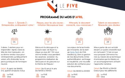 [Actu] Le programme du mois d’avril est là !