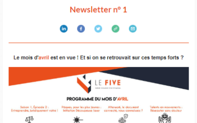 [Newsletter] La première newsletter, du FIVE, est là !