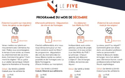 [Actu] Le programme du mois de décembre est en ligne !