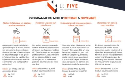 [Octobre & Novembre] Le programme est en ligne !