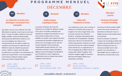 [Décembre] Le programme est en ligne !